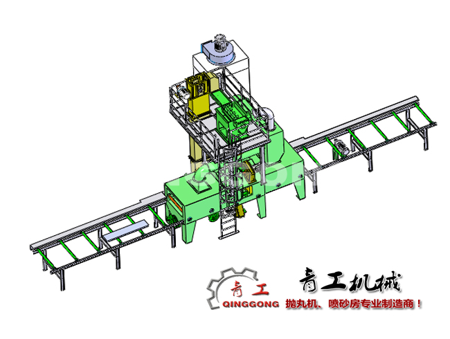 鋁模板拋丸機|鋁模板噴砂機